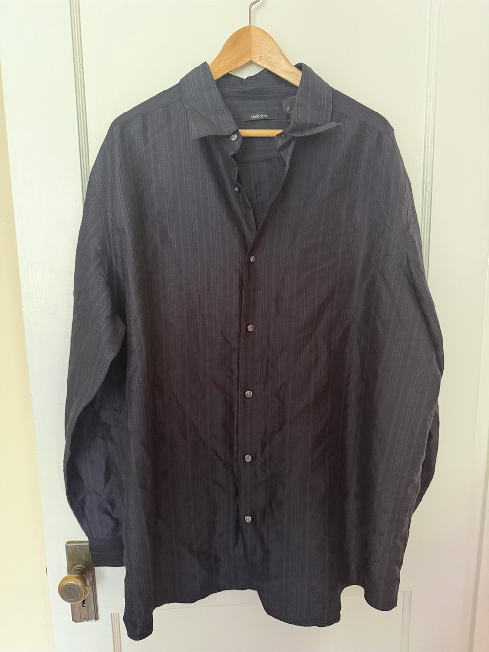 Clearwater Long-sleeve shirt- size 2XL- Dark gray/black